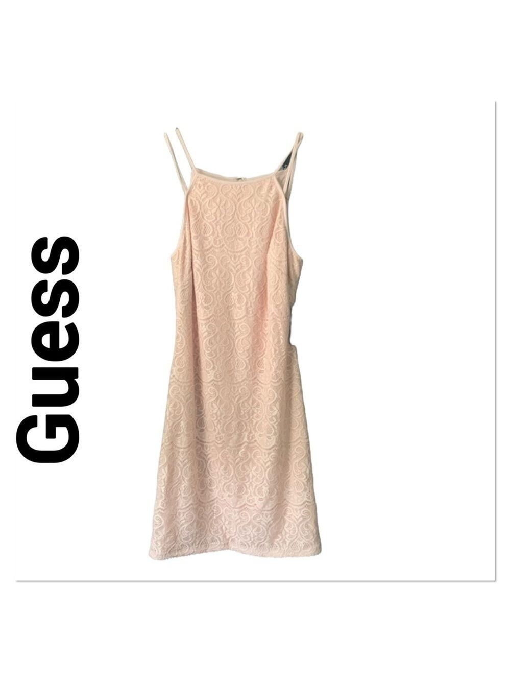 GUESS Lace Dress Blush Pink size 2 New With Tags